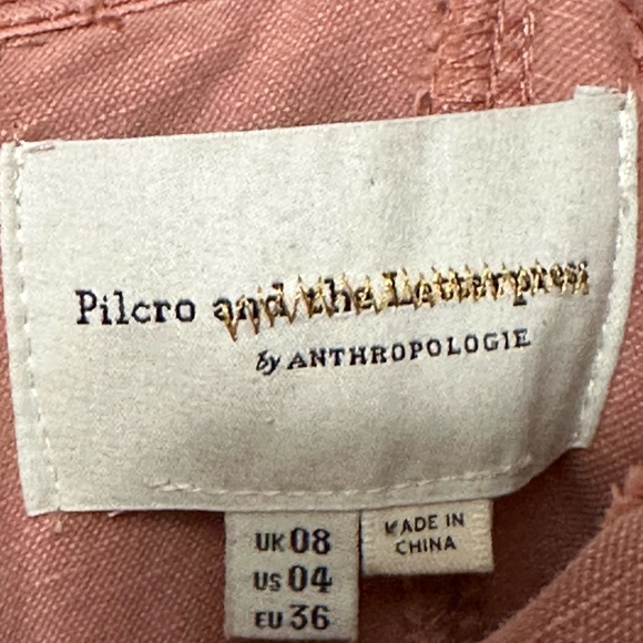 Anthropologie Pink Strapless Jumpsuit - Picture 12 of 14